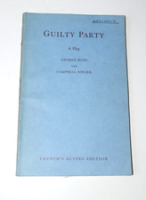 Vintage Play Script Book