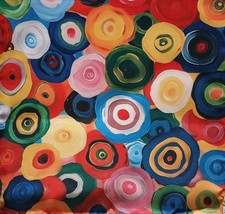 Colourful  Vibrant Design Cushion Cover. 45x45cm.  New.