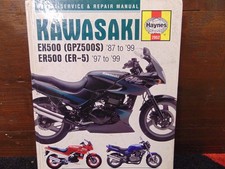 KAWASAKI EX500 GPZ500S ER5 1987-1999 HAYNES SERVICE MANUAL