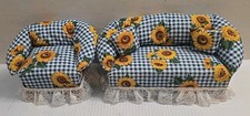 Vintage Plush 10" Couch & 7"