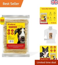 Natural Rawhide Chew Twists -