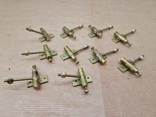 O GAUGE POINT LEVER TRACK COMPONENT LOT OF 10 MOSTLY UNUSED BRASS