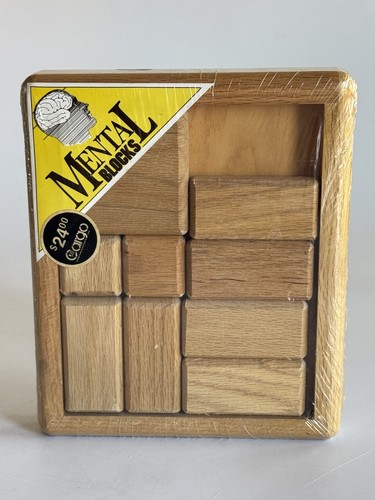 Vintage wooden mental bocks - vintage, by