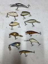 10 Vintage Fishing Lures.  