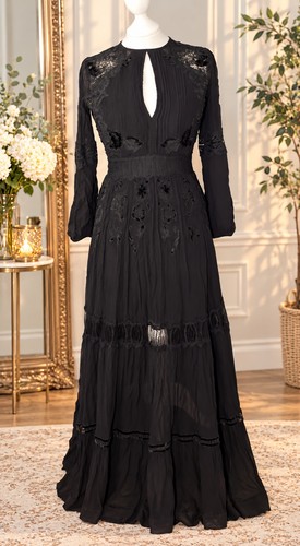 Reiss francesca black lace - reiss,