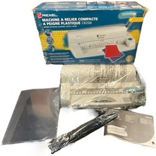 Rexel CB206 Compact Comb Binding Machine A4 10-Sheet Punch 140-Page Binder New O