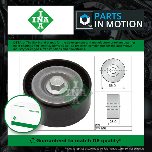 Aux belt idler pulley fits - aux,