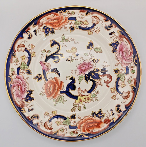 Masons pottery blue - blue, mandalay