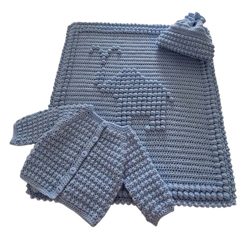 Baby pram set with - set, jacket