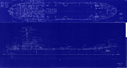 Landing ship tank blueprint - tank,