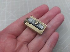 Vintage Brass Patent Pat App Pencil Sharpener Adjustment Wheel