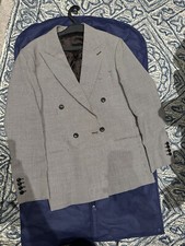 Reiss Mens Double Breased Suit Jacket Blazer 38 Chest 