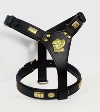 LEATHER STAFFY DESIGNER DOG