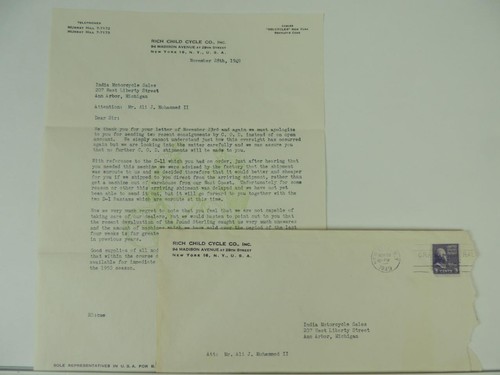 Vintage 1949 bsa signed - vintage,