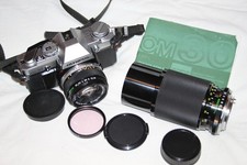Olympus OM30 Camera & 50mm f1.8 Lens + 80-200mm Zoom Lens   Excellent Condition