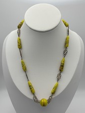 Antique Art Deco Czech Yellow