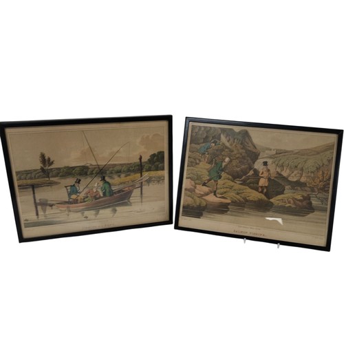 Pair framed fishing - framed,