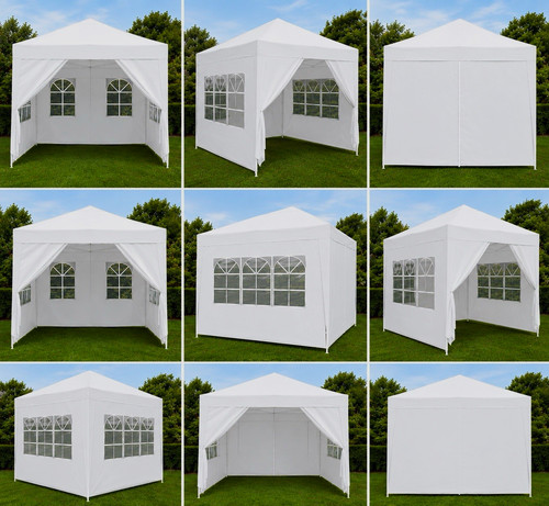 3x3m white garden marquee - 3x3m,