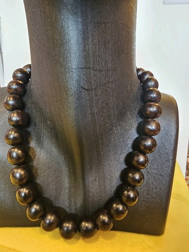 Vintage african black ebony - african,