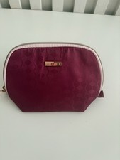 Ted Baker London Women’s Brand New Burgundy Pink Patterned Cosmetic Make Up Bag
