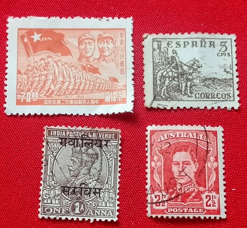 Stamp franked king george - stamp,