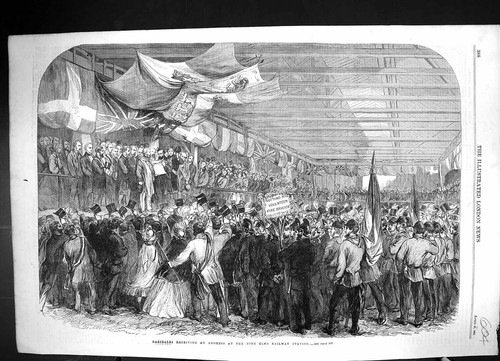Old 1864 garibaldi receiving - 1864,