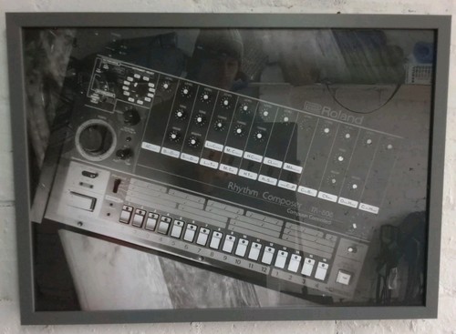 Roland 808 framed picture - roland,