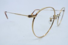 Vintage 50s rolled gold eyeglasses frames 14KT size 48-22 145 made in England