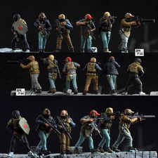 1/72 Painted 6pcs Russian Fsb Counter-terrorism Strike Force Soldier Military