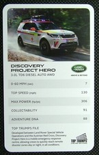 1 x info card Land Rover card