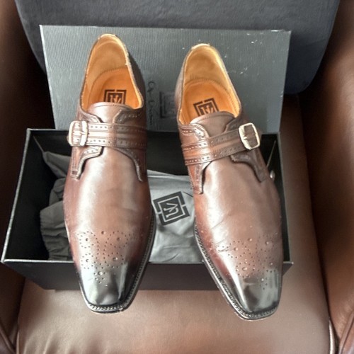 Men brown leather - leather, strap