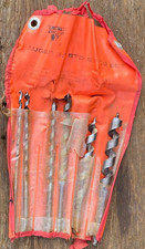 Vintage Augers Drill Bits in Roll Carpenters Tools