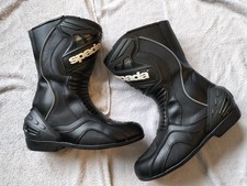 Spada Aurora CE Motorcycle Boots Sports Touring Motorbike Boot Black UK 7 EU 41