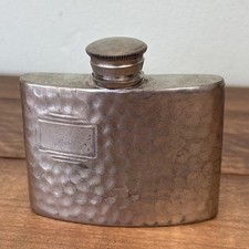 Vintage hammered 2oz pewter