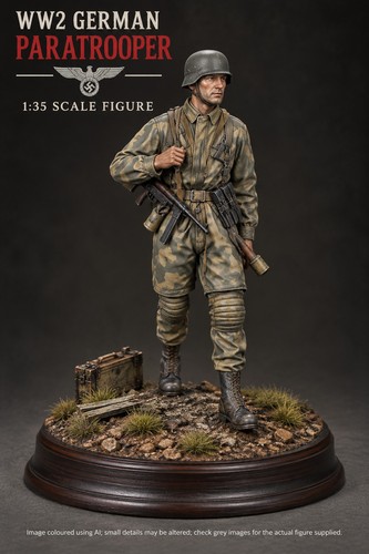 Ww2 german paratrooper - 1:35,