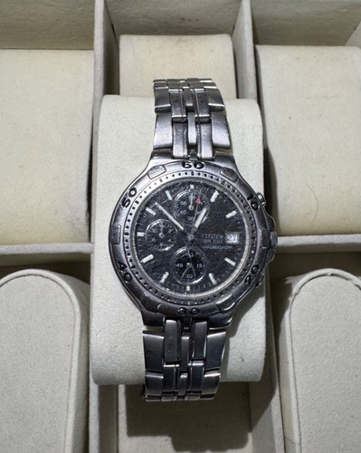 Vintage silver citizen wr100 - silver,