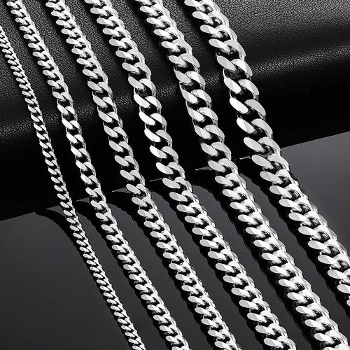 Mens stainless steel - stainless, cuban