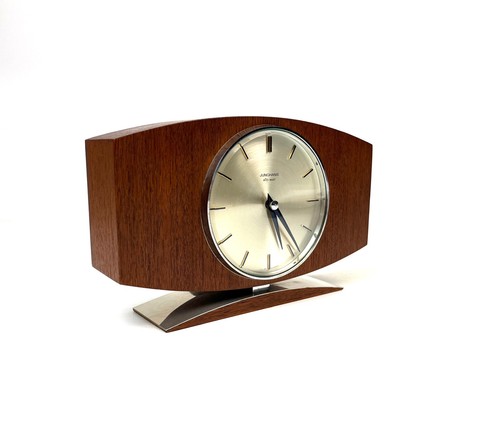 Mid century teak - &, chrome