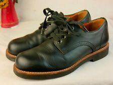 Hawkins Men's Black Leather Shoes Size uk 8.5