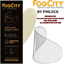 UNIVERSAL MOTORCYCLE HELMETS FOG FREE MIST FREE ANTIFOG VISOR INSERT BY PINLOCK