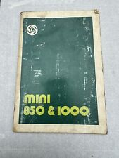 British Leyland Mini 850 &