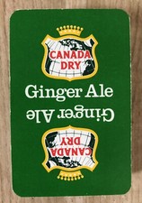 Vintage Canada Dry Ginger Ale pack of playing cards with 1 Joker