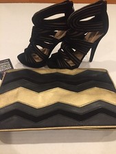Black And Gold 5’ High Heel