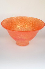 Heron Glass Orange Bowl - 18.5