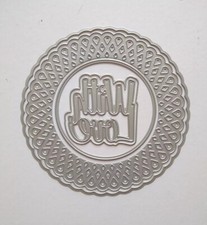 With Love Sentiment & Doily Die The Paper Boutique 5 Dies Cardmaking Die Cutting