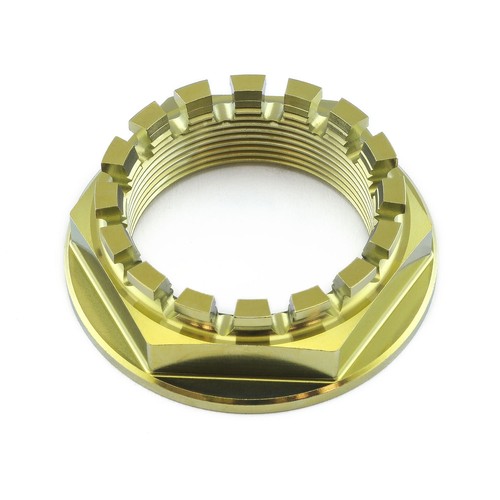 Titanium flanged axle nut m33 - flanged,