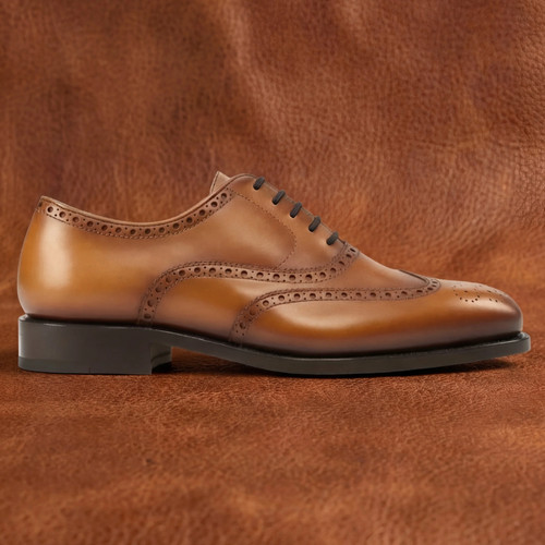 Tan oxford full brogue - full,