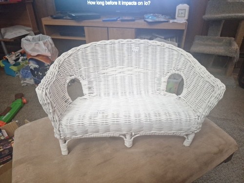 Wicker sofa for dolls - for, x