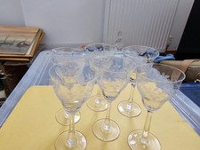 vintage dessert wine glasses set of 6