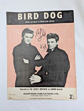 SIGNED (Phil Everly) Bird Dog